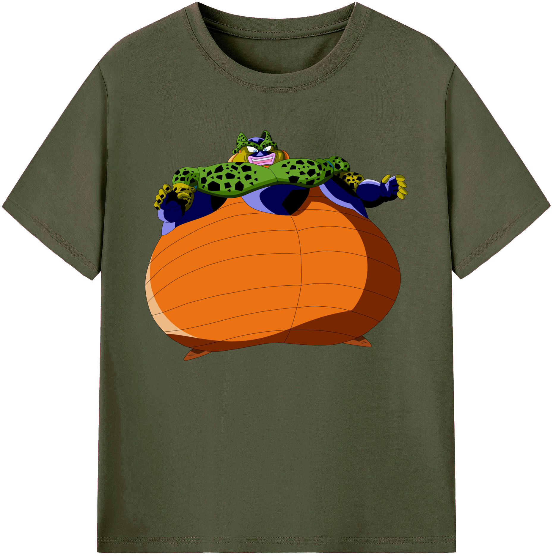（画像用） ドラゴンボール セル DRAGON BALL Cell 綿100％ メンズ半袖Tシャツ｜肌触りやわらか＆通気性